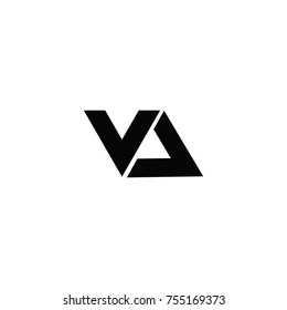 va letter logo