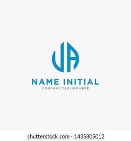 VA letters Initial icons / Monogram.- Vector inspiration logo design - Vector