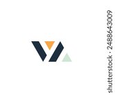 VA Logo Design Vector. Letter VA Icon