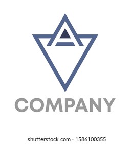 va logo icon design template sign