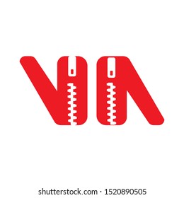 VA Logo Letter Vector Illustration