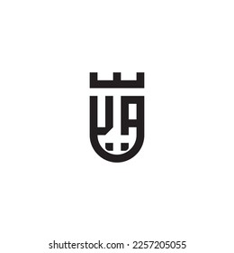 VA shield concept retro logo in high quality professional design that will print well across any print media