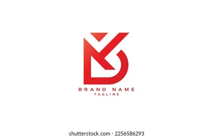 VAB, VAD, Abstract initial monogram letter alphabet logo design