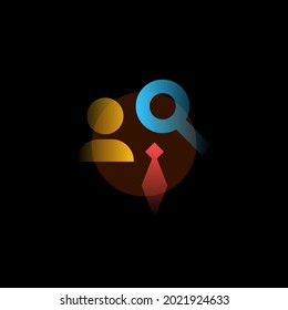 Vacancies. Vector icon in gradient style