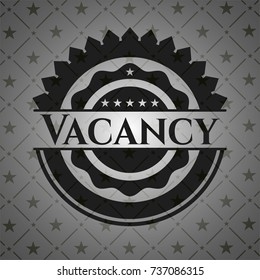 Vacancy black emblem