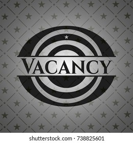 Vacancy black emblem
