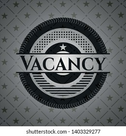 Vacancy dark emblem. Vector Illustration. Detailed.