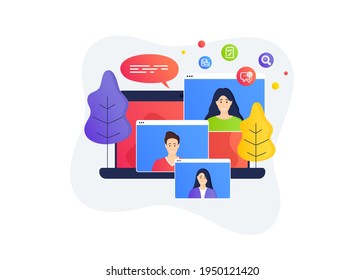 Vacancy, Edit document and Employees messenger icons simple set. Home education class. Online course banner. Time management sign. Hiring job, Page with pencil, Speech bubble. Time analysis. Vector