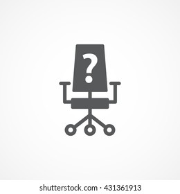 Vacancy Icon Eps10 Vector Eps Jpg Picture Flat Web Art