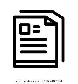 Icono de información de vacantes o logotipo símbolo de signo aislado ilustración vectorial - iconos vectoriales de estilo negro de alta calidad
