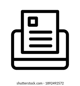 Vacancy Information icon or logo isolated sign symbol vector illustration - high quality black style vector icons
