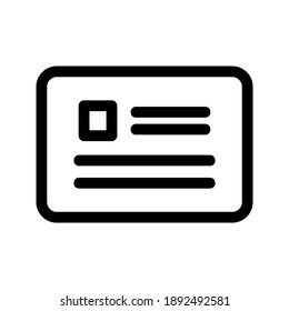 Vacancy Information icon or logo isolated sign symbol vector illustration - high quality black style vector icons
