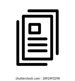 Vacancy Information icon or logo isolated sign symbol vector illustration - high quality black style vector icons
