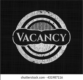 Vacancy on blackboard