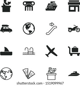 vacancy vector icon set such as: delivery, sale, small, activity, aircraft, walkway, restaurant, information, fish, outline, column, architectural, fin, air, commercial, shipping, pool, holiday