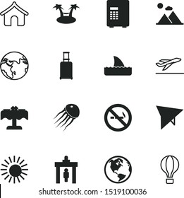 vacancy vector icon set such as: rocky, access, money, warning, secure, outdoor, rolling, unhealthy, off, luggage, narcotic, gate, bungalow, bank, marine, takeoff, light, island, suit, sunshine, set