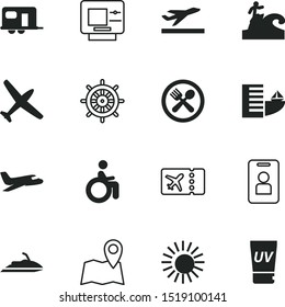 vacancy vector icon set such as: dinner, cruise, member, trailer, atm, location, hand, security, social, car, setting, wave, injury, tourist, currency, technology, credit, nautical, sand, watersport