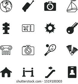 vacancy vector icon set such as: luggage, heat, residence, property, stanchion, ship, man, ornate, sketch, collection, velvet, activity, round, key, sunshine, keyword, walkway, barriers, paper