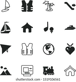 vacancy vector icon set such as: wave, outdoor, holiday, fly, vessel, people, cruise, tour, rail, play, surf, step, peak, stairway, relax, delta, windsurfing, tournament, hawaii, terrain, debit