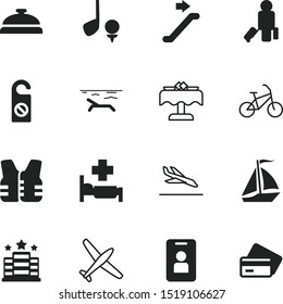 Vacancy Vector Icon Set Such As: Fitness, Life, Vest, Reception, Credit, Journey, Mall, Escalator, Tag, User, Ball, Chair, Sky, Baggage, Aeroplane, Minimal, Worker, Cash, Concierge, Sun, Beach