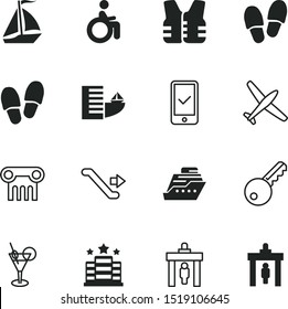vacancy vector icon set such as: beach, password, wheelchair, lemon, resort, keyword, key, roman, guard, party, landscape, hand, floating, shipping, green, decoration, floor, aviation, step, human