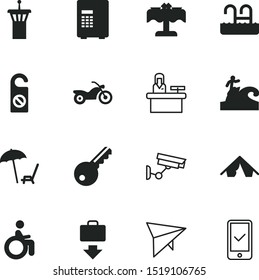 vacancy vector icon set such as: luggage, rider, disturb, application, aircraft, treasure, motorcycle, monitoring, romantic, patient, banking, bike, technology, disable, distrub, control, green, wing