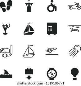 Vacancy Vector Icon Set Such As: Fabric, Slippers, Wind, Vodka, Tower, Safe, Button, Ride, Airplane, Finance, Trip, Deposit, Wealth, Destination, Protection, Accessibility, Depart, Home, Fin, Moto