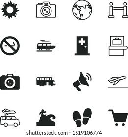 vacancy vector icon set such as: suitcase, party, information, visit, shopping, depart, abstract, ray, world, announce, water, soft, stanchion, passenger, exclusive, slippers, buy, premiere, prohibit