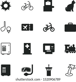 vacancy vector icon set such as: dollar, electronic, exchange, train, open, tower, game, coconut, scuba, building, tournament, plant, ball, center, icons, snorkel, departure, light, briefcase, happy
