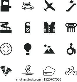 vacancy vector icon set such as: bike, vest, sketch, xray, save, kid, two, minimal, handicapped, nature, peak, abstract, suitcase, child, escalator, nobody, slides, access, exercise, journey, chair