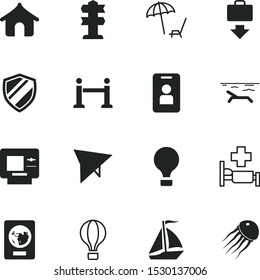 vacancy vector icon set such as: guarantee, sketch, empty, emblem, guest, direction, guard, stand, yachting, stop, seacoast, protect, blank, immigration, para, seaside, citizenship, app, world, art