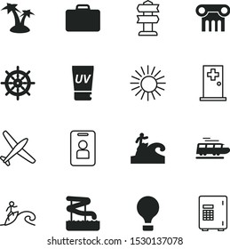 vacancy vector icon set such as: tree, bank, road, style, identity, train, seaman, tropical, island, roman, greece, railway, boat, guidance, empty, way, aircraft, hand, skin, house, hospital, ornate
