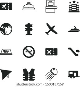 vacancy vector icon set such as: suitcase, swimming, linear, watersport, medusa, sphere, planet, international, detector, life, x, modern, adventure, abstain, inspection, arrow, world, safe