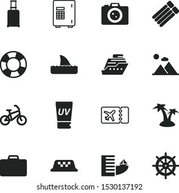 vacancy vector icon set such as: fish, money, extreme, wheel, tropic, device, image, photo, geotag, relaxation, briefcase, door, secure, driver, suntan, service, box, healthcare, work, comfortable