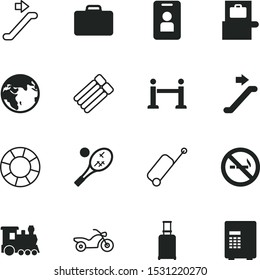 vacancy vector icon set such as: map, technology, relaxation, competition, sunny, xray, card, mattress, lifesaver, door, person, international, motor, play, tournament, globe, outline, leisure