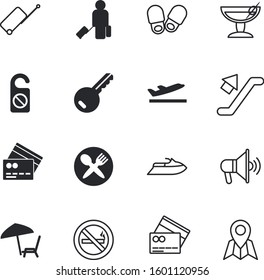 vacancy vector icon set such as: smoke, speaker, cruise, season, whiskey, minimal, announce, slipper, sun, arranging, gps, talk, escalation, utensil, vodka, trailer, danger, fast, busy, meal, alert