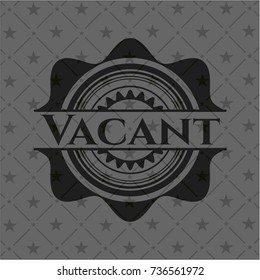 Vacant dark emblem
