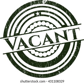 Vacant grunge seal