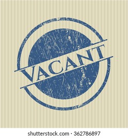 Vacant rubber grunge seal