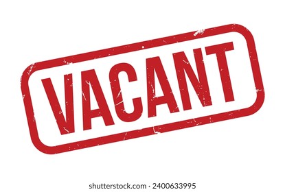 Vacant Rubber Stamp Seal Vector