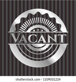  Vacant silver emblem