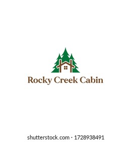 Vacation Cabin Rentals logo design