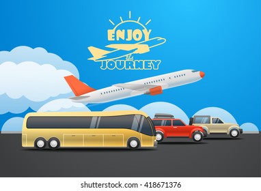 Vacation concept vector ilustration