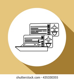 Vacation design. travel icon. flat illustration, vector graphic