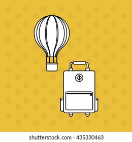 Vacation design. travel icon. flat illustration, vector graphic
