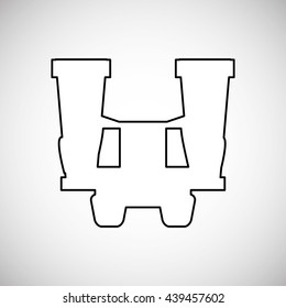 Vacation design. travel icon. flat illustration, vector graphic
