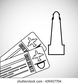 Vacation design. travel icon. flat illustration, vector graphic