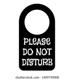 Vacation dont disturb icon. Simple illustration of vacation dont disturb vector icon for web design isolated on white background