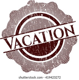 Vacation grunge stamp