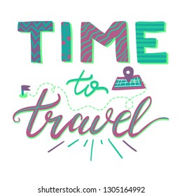 Vacation hand drawn illustration